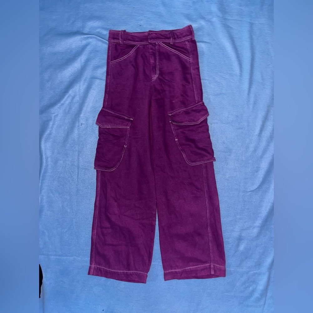Purple Zara Cargo Pants (11-12)